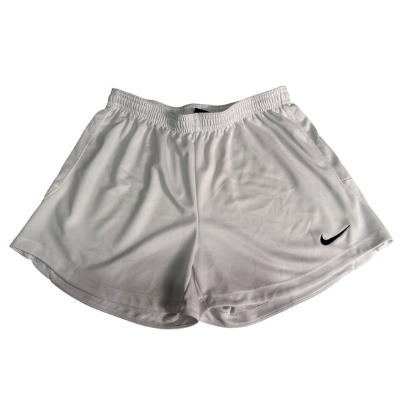 Nike Dri-FIT White Athletic Soccer Running Shorts Small - Picture 1 of 6